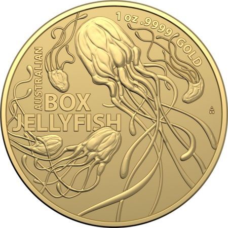 Zlota moneta Australian Box Jellyfish 2023 1oz